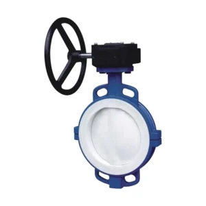 DFJ Fluorine Lined Wafer Butterfly Valve