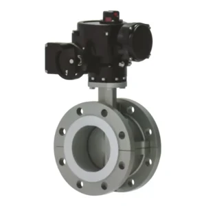 Electric Soft Seal Flange Butterfly Valve