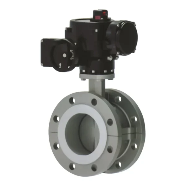 Electric Soft Seal Flange Butterfly Valve