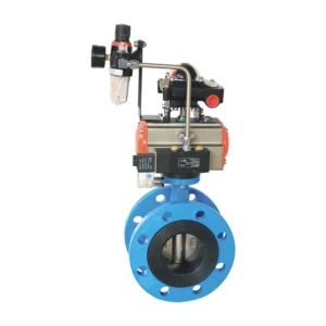 Pneumatic Soft Seal Flange Butterfly Valve